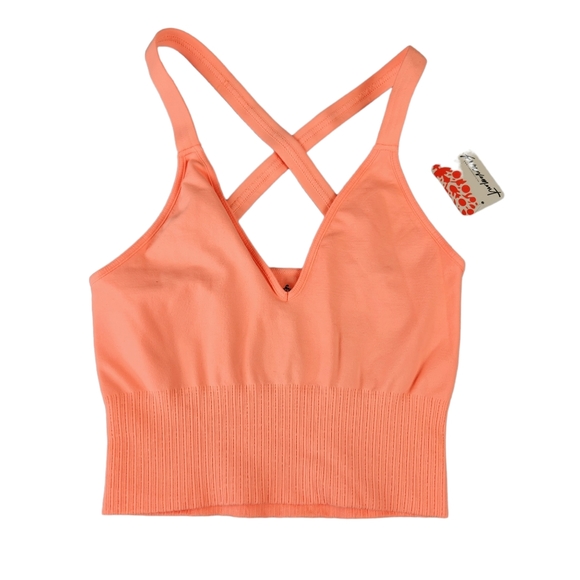 FP Movement by Free People Tops - Free People Movement Strappy Crop Top Peach Horizon NWT XS / S